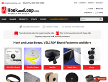 Tablet Screenshot of hookandloop.com